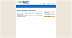 Desktop Screenshot of enercareconnections.com
