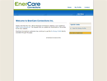 Tablet Screenshot of enercareconnections.com
